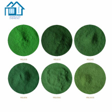 Fabricant fournir de haute pureté 98% de couleur verte oxyde de fer pigment fe2o3